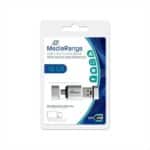 MEDIARANGE USB NANO FLASH WITH MICRO USB 16GB