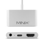 MINIX USB C TO 4K HDMI AND AUDIO JACK ADAPTER