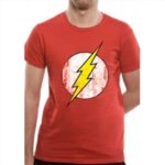 THE FLASH LOGO MENS TSHIRT 2XL
