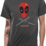 DEADPOOL CROSSBONES UNISEX  TSHIRT S