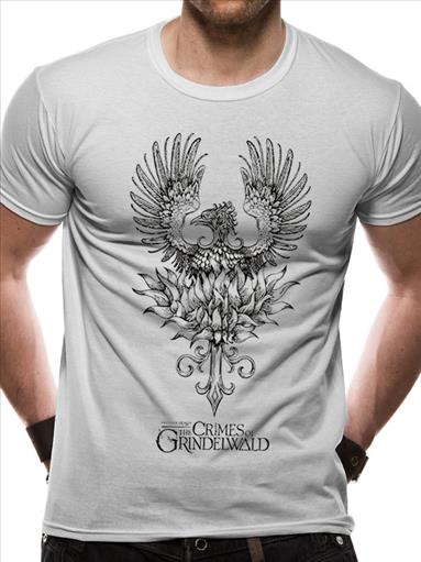 5054015418652.jpg CRIMES OF GRINDELWALD PHOENIX UNISEX TSHIRT S - Image 1