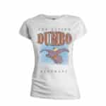 DUMBO FLYING ELEPHANT WOMENS TSHIRT L