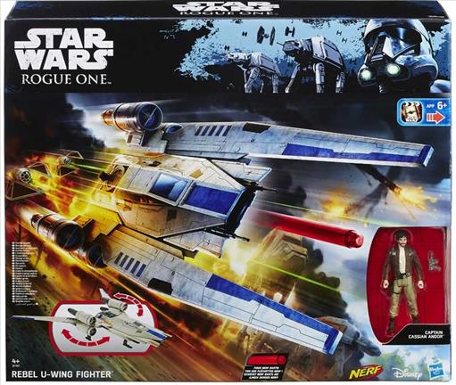 5010994961473.jpg HASBRO DISNEY NERF STAR WARS ROGUE ONE REBEL U WING FIGHTER - Image 1