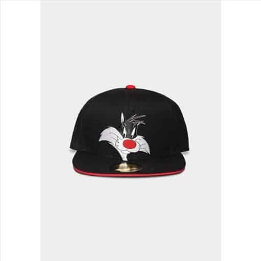8718526127737.jpg WARNER SPACE JAM SILVESTER MENS SNAPBACK CAP - Image 1