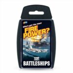 WINNING MOVES TOP TRUMPS BATTLESHIPS CARD GAME