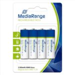 MEDIARANGE BATTERIES AA RECHARGEABLE