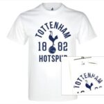 TOTTENHAM TEE 1882 HOTSRUR 12-13 WHITE BAGGED