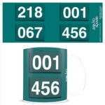 SQUID GAME NUMBERS MUG