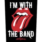 ROLLING STONES BACK PATCH IM WITH THE BAND