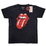 ROLLING STONES UNISEX TSHIRT CLASSIC TONGUE SNOW WASH MEDIUM
