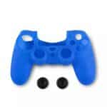 SPARTAN GEAR CONTROLLER SILICONE COVER AND THUMP GRIPS FOR PS4 BLUE