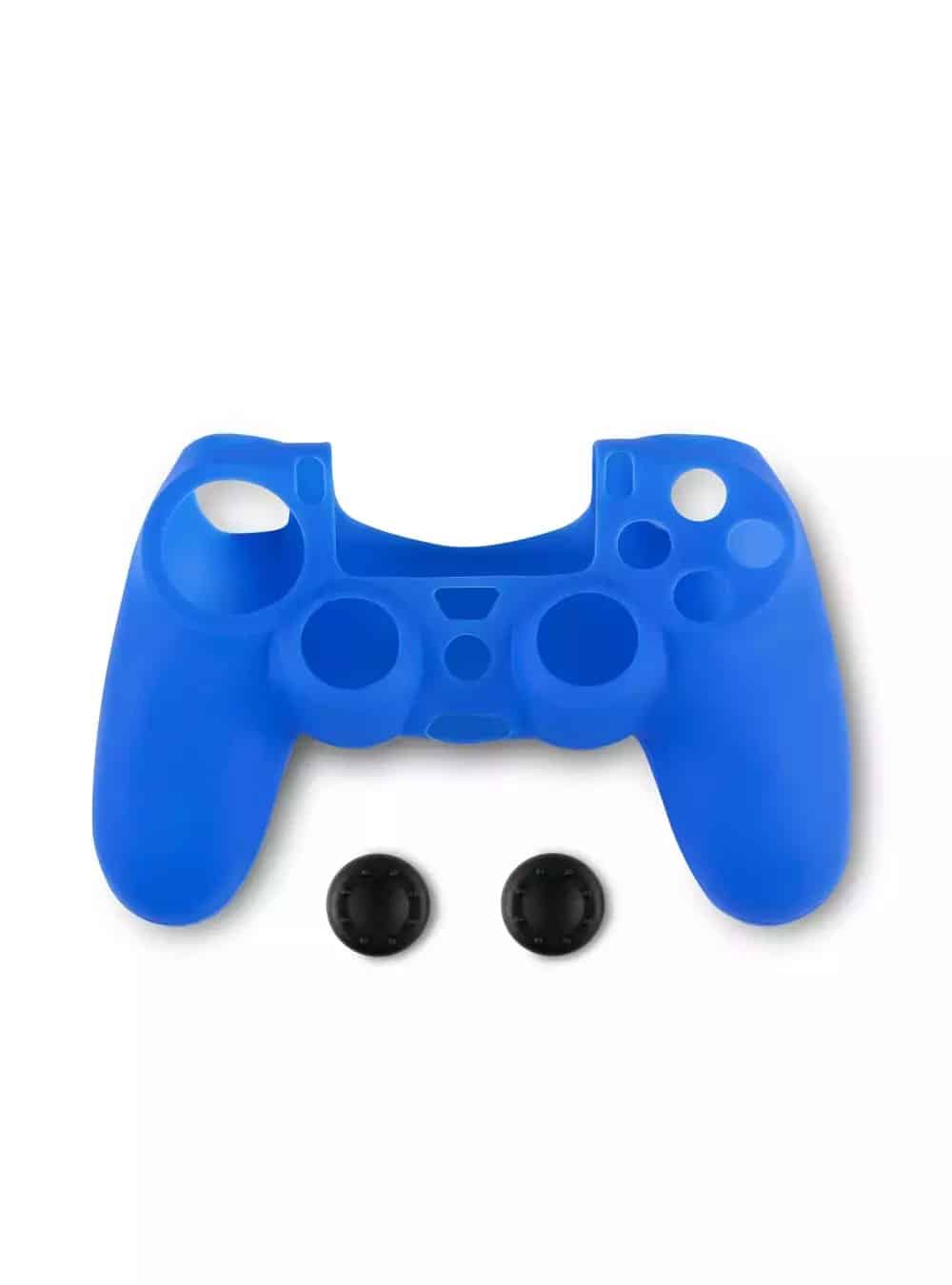 5207011010409.jpg SPARTAN GEAR CONTROLLER SILICONE COVER AND THUMP GRIPS FOR PS4 BLUE - Image 1