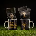 PALADONE FIFA MUG AND SOCKS BLACK AND GOLD GIFT SET