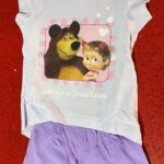 MASHA AND THE BEAR GIRLS PYJAMA SHORT SLEEVES 2 YEARS