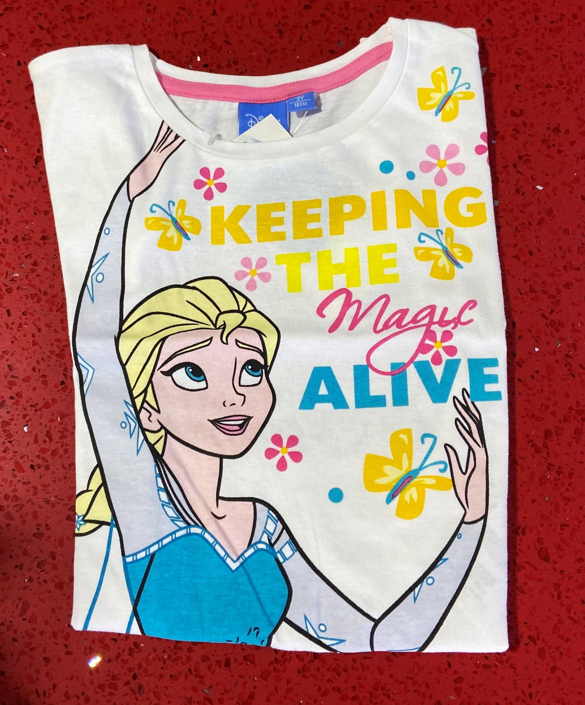 4060617950040.jpg FROZEN GIRLS TSHIRTS SHORT SLEEVES 8 YEARS - Image 1