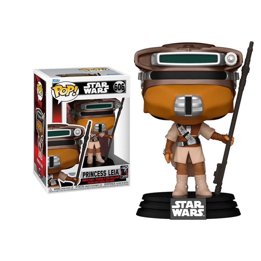 889698707480.jpg FUNKO POP! DISNEY STAR WARS: RETURN OF THE JEDI 40th PRINCESS LEIA FIGURE - Image 1