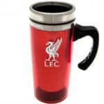 LIVERPOOL STAINLESS STEEL COLOURED TRAVEL MAG