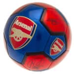ARSENAL VICTORY THROUGH HARMONY SIGNATURE BALL SIZE 5 RED BLUE