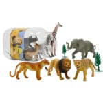 WILD ANIMAL PLAYSET 10PCS