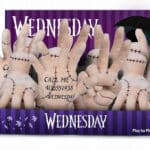 WEDNESDAY THE THING PLUSH TOY 25CM ASSORTED