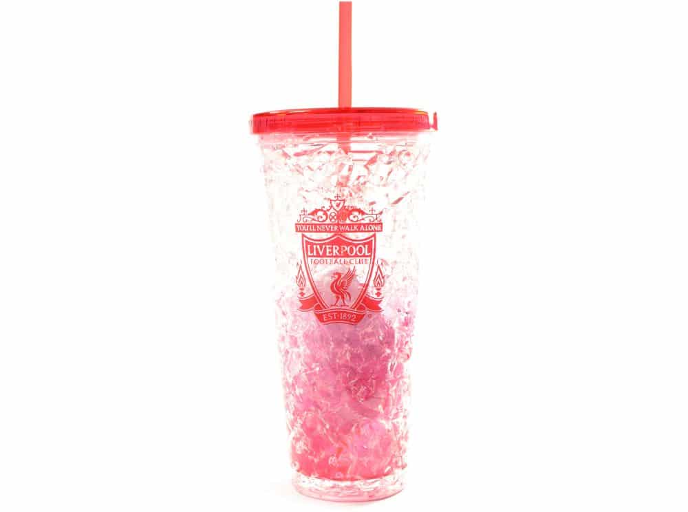 5030260002013.jpg LIVERPOOL FREEZER CUP WITH STRAW 600ML - Image 1