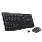 LOGITECH MK270 WIRELESS COMBO KEYBOARD AND MOUSE BLACK