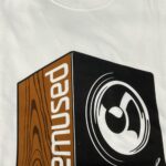 BEMUSED WITH DESIGN WHITE TSHIRT XL