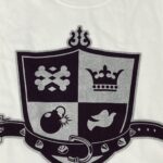 BEMUSED WITH DESIGN WHITE TSHIRT M