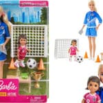 MATTEL BARBIE FOOTBALL COACH DOLL