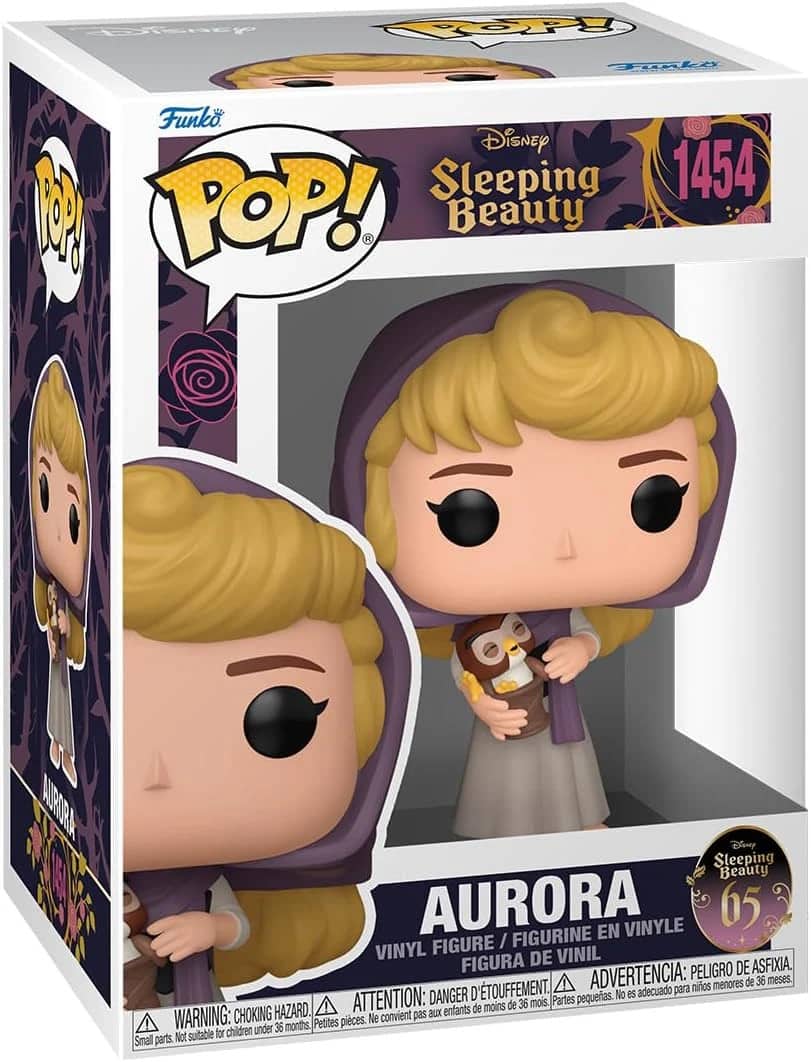 889698781817.jpg POP FUNKO! DISNEY: SLEEPING BEAUTY 65th ANNIVERSARY AURORA WITH OWL FIGURE - Image 1