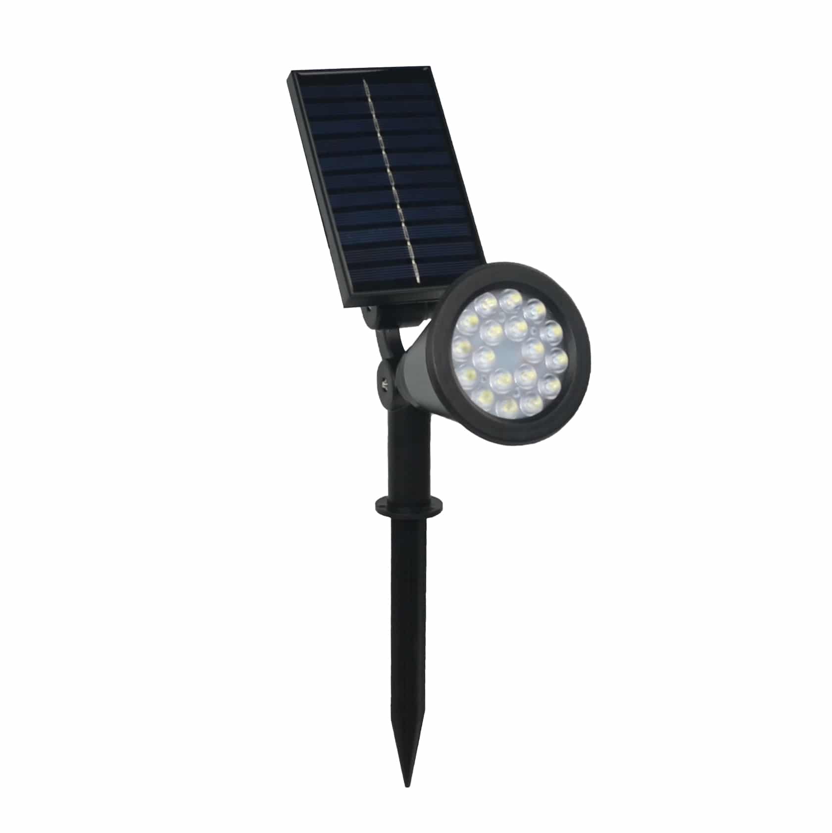 18030827910786.jpg REXER Outdoor Multicolor RGBW IP65 LED Solar Spotlight with Spike 1200mAh - Image 1