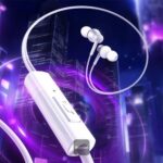 BASEUS EARPHONES WIRED TYPE-C ENCOK WHITE - Image 2