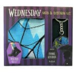 WEDNESDAY SOCKS AND KEYCHAIN SET