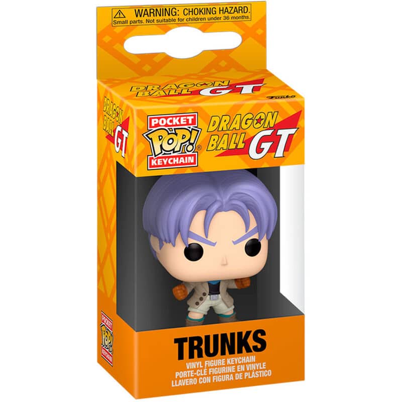 889698720984.jpg FUNKO POP! DRAGONBALL GT TRUNKS KEYRING - Image 1