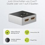 GOOBAY HDMI SWITCH BOX 2 IN 1 OUT