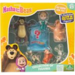 MASHA AND THE BEAR COLLECTION OF FIGURES 7 FIGURES PACK RANDOM