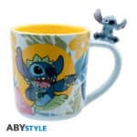 ABYSSE DISNEY LILO AND STITCH HAWAIIAN STITCH 3D HANDLE MUG 460ml