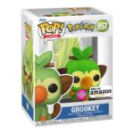 POP FUNKO! GAMES:POKEMON GROOKEY FLOCKED SPECIAL EDITION FIGURE