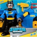 IMAGINEXT DC SUPER FRIENDS BATMAN  TOYS XL BATCYCLE AND BATMAN