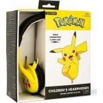 OTL POKEMON PICACHU RUBBER EARS CHILDREN HEADPHONES