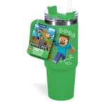 PALADONE MINECRAFT STEEVE TRAVEL CUP WITH STRAW 900ml