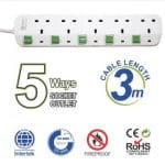 GK 5 WAYS SOCKET OUTLET