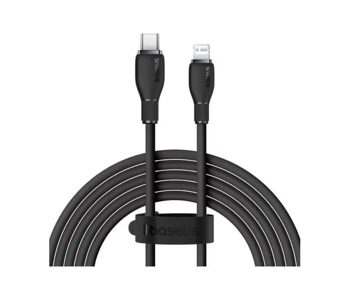 6932172650186.jpg BASEUS CABLE LIGHTNING TO USB C 20W 1,2W BLACK - Image 1