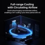 JISULIFE DESKTOP FAN PRO3 BLACK - Image 6