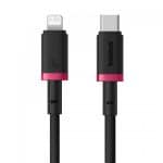 BASEUS CABLE USB-C TO LIGHTNING 2M BLACK