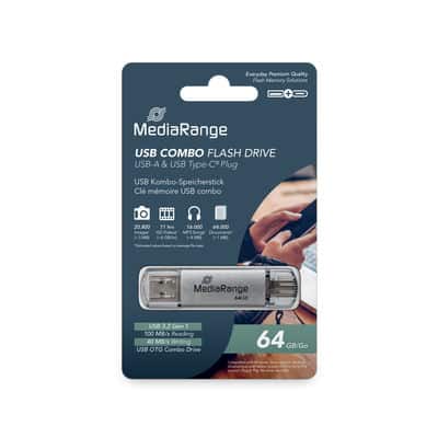 4260664879732.jpg MEDIARANGE USB A AND USB C 64GB - Image 1