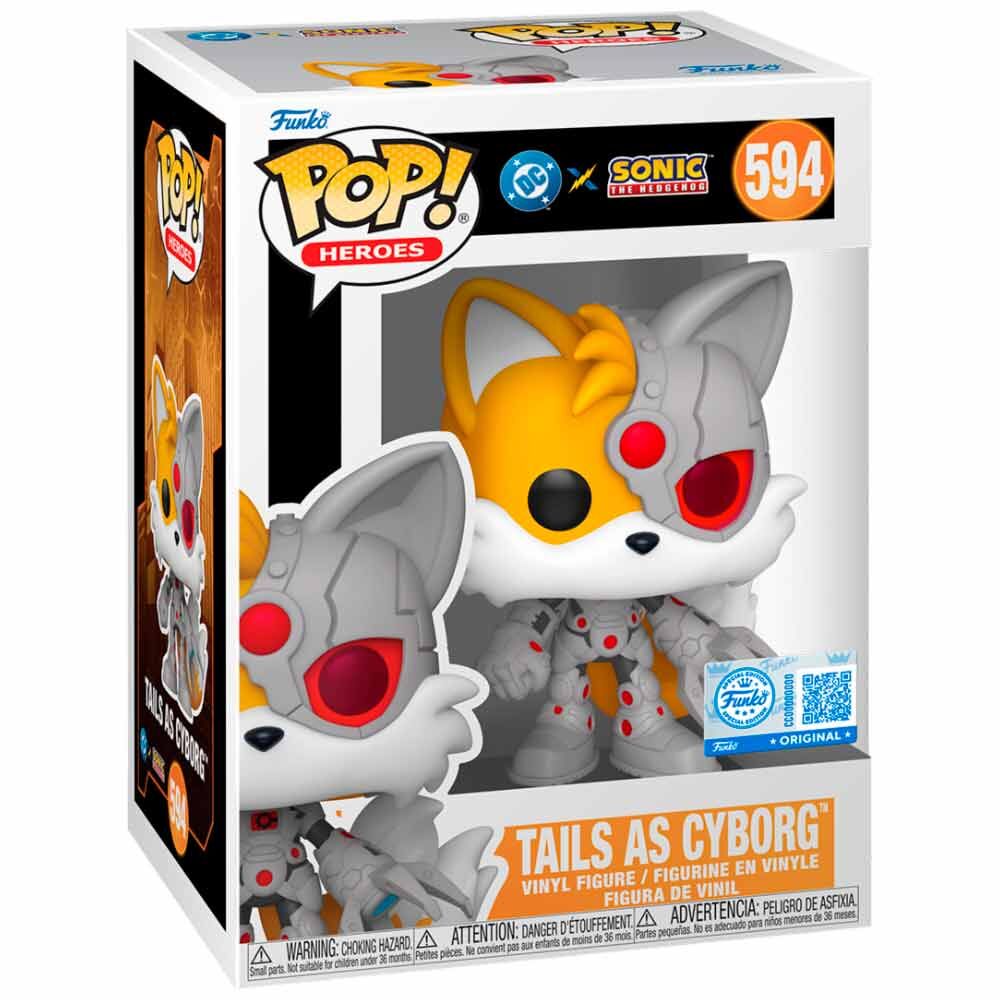 889698889063.jpg POP FUNKO! DC HEROES: JUSTICE LEAGUE AND SONIC TAIL AS CYBORG FIGURE - Image 1