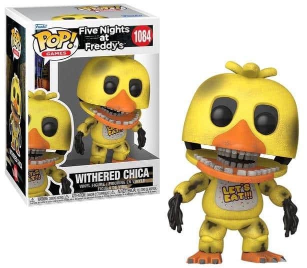 889698838658.jpg POP FUNKO! GAMES: FIVE NIGHTS AT FREDDYS WITHERED CHICA FIGURE - Image 1