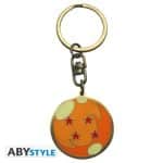 ABYSSE DRAGONBALL DBZ CRYSTAL SPHERE METAL KEYRING
