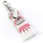 LIVERPOOL FC PINK STRIPE SCARF AND LOGO BACKPACK HANGER